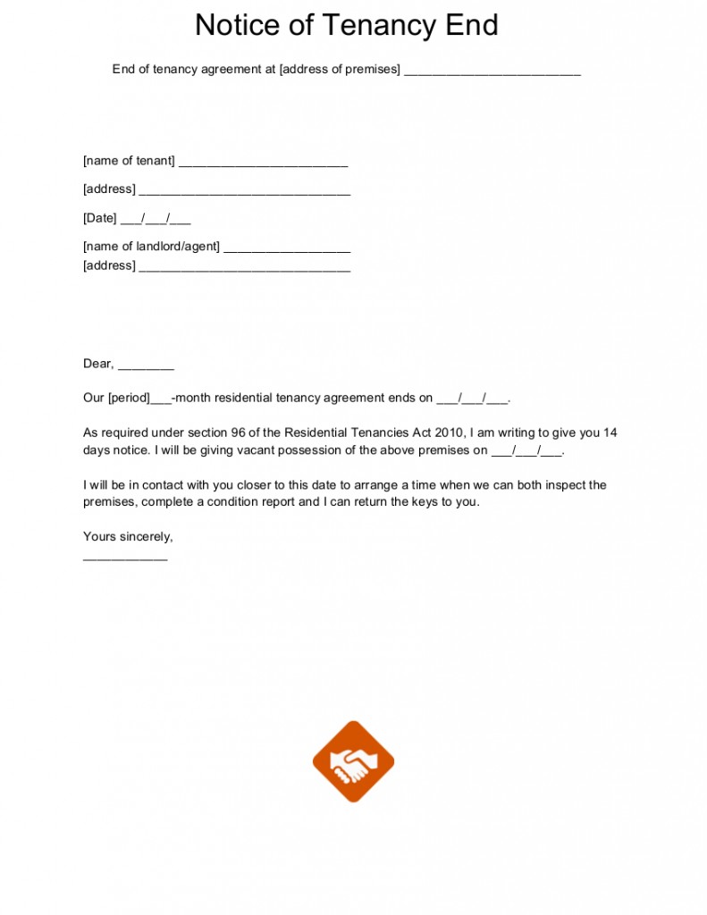 Letter Of Rent Termination from www.moveoutmates.com.au